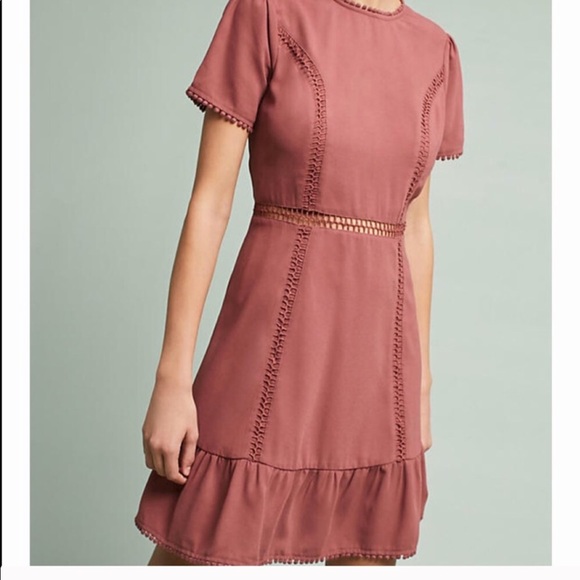 Anthropologie Dresses & Skirts - Anthropologie • Ruffled Open Back Dress